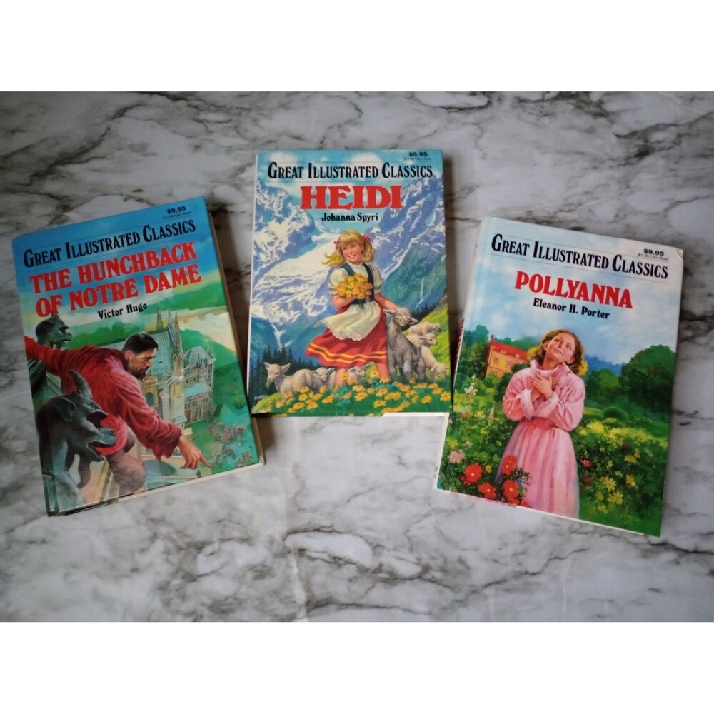 Great Illustrated Classics Books - 3 Book Lot